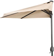 MultiGarden SL-UM016 Semi-circular garden parasol against the wall 2,7 m, beige - Sun Umbrella