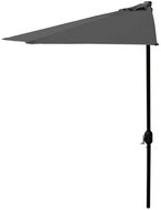 MultiGarden SL-UM016 Semi-circular garden parasol against the wall 2,7 m, grey - Sun Umbrella