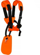 Bigstren 18529 Dvouramenný popruh ke křovinořezum, černooranžový - Strap