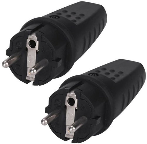Garsaco 2× Separate Unischuko plug IP44 for outdoor use, GSC - Plug - Main image