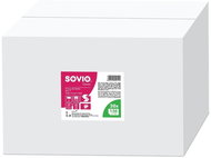 SOVIO Papírové ručníky ZZ bílé, 23 × 21 cm, 2 vr, celulóza, 3000 ks - Hand Paper Towels
