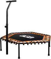 Aga Fitness Trampolína 130 cm, oranžová + madlo - Fitness Trampoline
