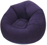 Verk 27535 Inflatable relaxing velvet armchair, purple - Armchair