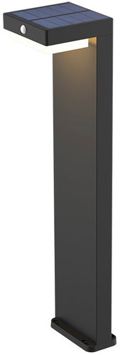 Aca Lighting LED Solar Bollard Light 5 W, 400 lm, 3000K, USB-C Main image Aca Lighting LED Solar Bollard Light 5 W, 400 lm, 3000K, USB-C - Garden Lighting - Main image