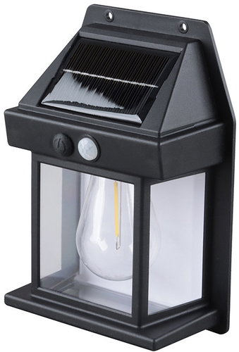 Aca Lighting LED Dimmable Solar Lantern with LED sensor/3.7V IP44 1200 mAh - Wall Lamp - Main image