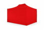 Party Tent Ambitent Nůžkový Párty stan 3 × 4,5 m ALU Standard 4 ks plné bočnice - červený - Párty stan