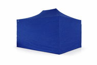 Ambitent Nůžkový Párty stan 3 × 4,5 m ALU Standard 4 ks plné bočnice - modrý - Party Tent
