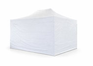 Ambitent Nůžkový Párty stan 3 × 4,5 m ALU Standard 4 ks plné bočnice - bílá - Party Tent