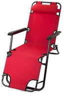 Verk Zahradní lehátko červené - Garden Lounger