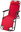 Deckchair red