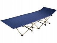 Verk 14642 Skládací zahradní lehátko 185 cm, tmavě modré - Garden Lounger