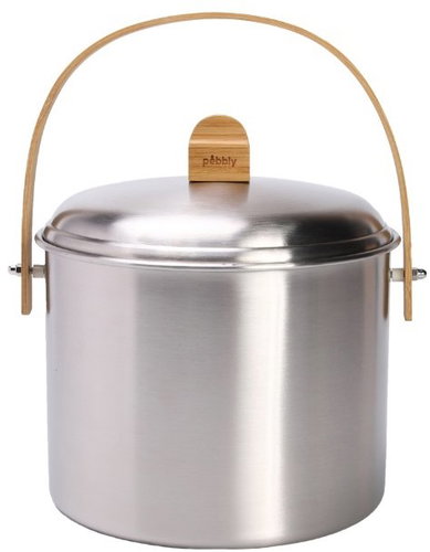 Pebbly NBA313 Composter, 3,5 l stainless steel - Compost Bin - Main image
