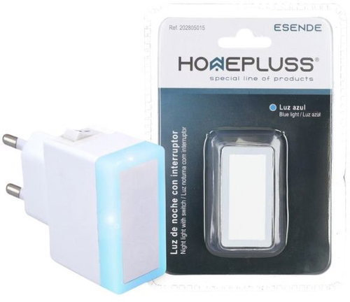 Garsaco Small night light for socket with switch 0,4 W, GSC, white, blue - Night Light - Main image