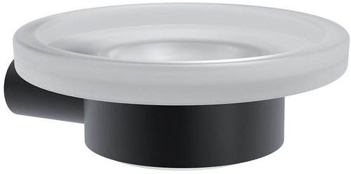 Nimco Bathroom soap dispenser - stainless steel Bormo black BRC-11059W-90 - Soap Dish - Main image