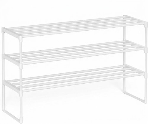 Houseland Clarna Shoe rack 92 cm white - Shoe Rack - Main image