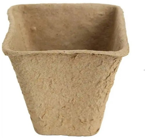 J. A. D. TOOLS Paper planter 8 × 8 × 7,5 cm 60 pcs - Seedling Tray - Main image