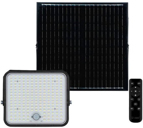 Garsaco Outdoor solar LED spotlight 300 W, 6380 lm, cool white, separate solar panel, DO - LED Reflector - Main image
