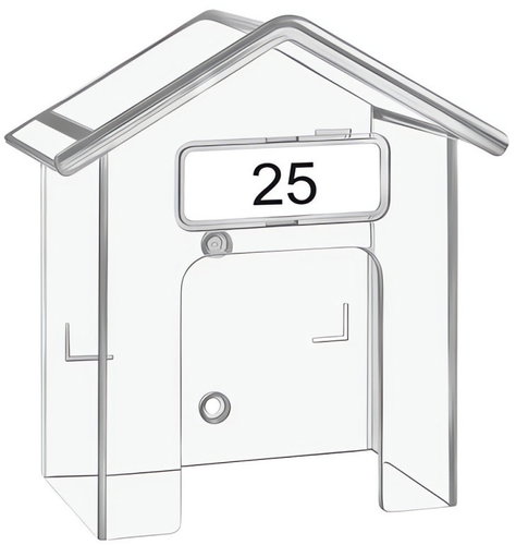 Ruhhy 27644 Protective Doorbell Cover, Waterproof, Transparent - Bell Accessory - Main image
