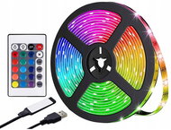 Verk 12437 RGB LED strip 3 m with remote control, Bluetooth, USB - LED Light Strip
