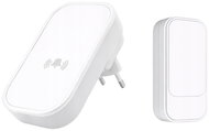 Verk 27794 Bezdrátový zvonek IP68, 1× příjmač , 1× ovladač, 130 m, bílý - Doorbell