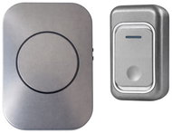 Verk 27798 Wireless doorbell, 38 melodies, 1× receiver, 1× driver, 300 m, grey - Doorbell