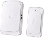 Verk 27797 Wireless doorbell, 38 melodies, 1× receiver, 1× driver, 300 m, white - Doorbell