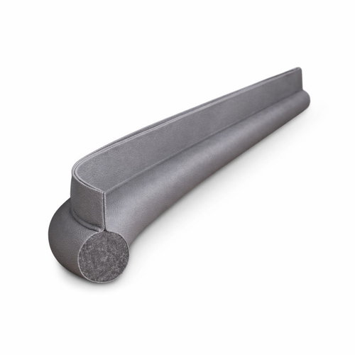 Verk 27754 Těsnění pod dveře, samolepicí 96 × 2,5 cm, šedé - Gasket - Main image