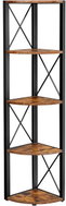 VASAGLE Corner shelf 5 shelves, rustic, 30 × 30 × 160 cm - Shelf