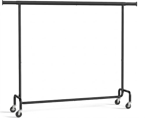Songmics Fabio Mobile clothes rack 160 - 200 cm black - Clothes Hanger - Main image