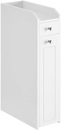 Vasagle Koupelnová skříňka Debora bílá - Bathroom Cabinet