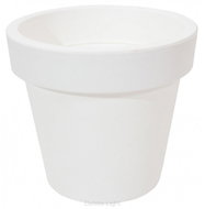 J.A.D.TOOLS Květináč LOFLY 160 + podmiska 125, 3 pack bílá - Flower Pot