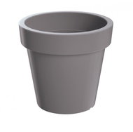 J.A.D.TOOLS Květináč LOFLY 135 + podmiska 105, 5 pack šedá - Flower Pot