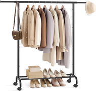 Songmics Merino Pojízdný stojan na oblečení 83 - 120 cm černý - Clothes Hanger