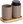 Brown, plastic, bamboo, 16,5 × 9 × 13,5 cm