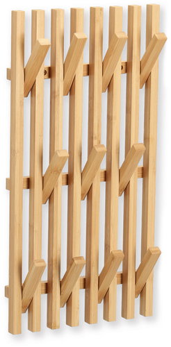 ZELLER Clothes rack bamboo, 25,5 × 3,5 × 50 cm - Coat Hanger - Main image