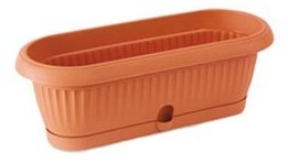Prosperplast Cactus pot Terra DCK2, terracotta, 3 pcs - Flower Pot - Main image