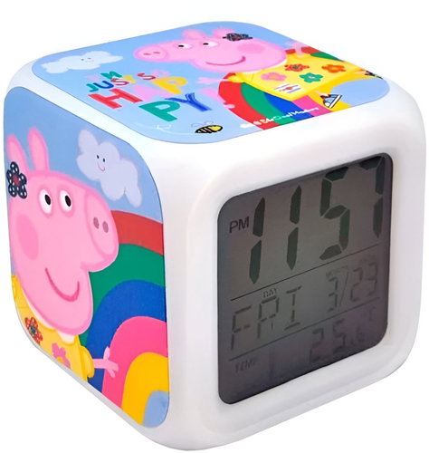 Euroswan Digitální budík duhový - Prasátko Peppa - Alarm Clock - Main image