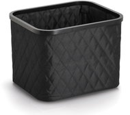 ZELLER Storage basket black, polyester, bamboo 40,5 × 33 × 30 cm - Storage Basket