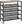 Shoe rack Melas 81 cm, black-grey