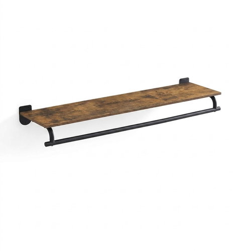 Songmics a Vasagle Wall coat rack Nomy 109 cm, black-brown - Coat Hanger - Main image