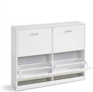 Songmics a Vasagle Výklopný botník Klein 105,5 cm, bílý - Botník