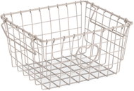ZELLER Metal storage basket, stackable, 27 × 24.5 × 15 cm - Storage Basket
