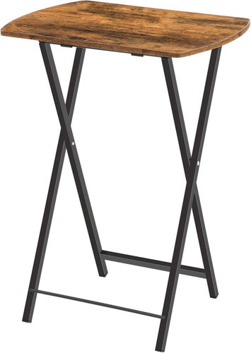 Songmics a Vasagle Folding table Fiona 48 cm, brown-black - Side Table - Main image