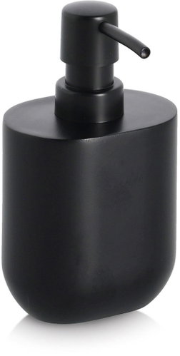 ZELLER Soap dispenser black, plastic 8,9 × 6,6 × 15,6 cm - Soap Dispenser - Main image