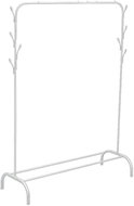 Verk 27685 Věšák na oblečení s policí na boty, 8 háčků, bílý - Coat Hanger