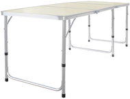 Verk 14470 Skládací kempingový stůl 180 × 60 cm, béžový - Garden Table