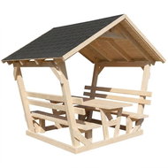 TopKing Zahradní altán se stolem a lavičkami - Garden Gazebo