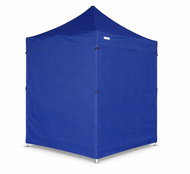 Ambitent Nůžkový párty stan 2 × 2 m ALU Standard – 4 plné bočnice,  modrý - Pop-up Canopy Tent
