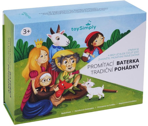 toySimply Dětská promítací baterka, 4 tradiční pohádky - Light Projector - Main image