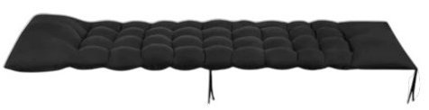 Gardlov 27635 Prošívaný polštář na zahradní lehátko 180 × 56 × 9 cm, černý - Cushion - Main image